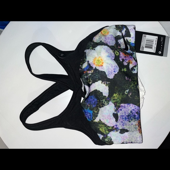 Nike Pro Classic Swoosh Modern Print sports bra size XS - Picture 3 of 8